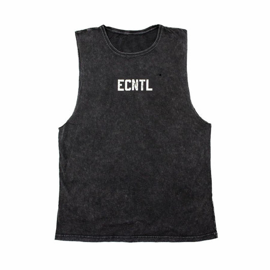 VINTAGE LOGO TANK BLACK STONE